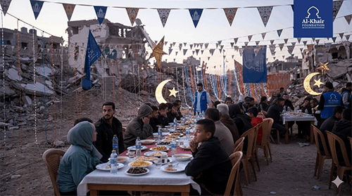 De deugd van het voeden van een vastende